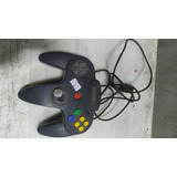 Controle Nintendo 64 Preto Analogico Folgado
