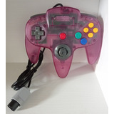 Controle Nintendo 64 Translúcido / Rosa (novo)