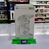 Controle Nintendo Wii Classic Pro Controller Branco Na Caixa