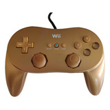 Controle Nintendo Wii Pro Controller Gold