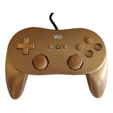 Controle Nintendo Wii Pro Controller Gold Dourado Original