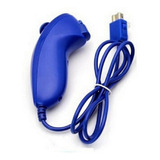 Controle Nunchuck Nintendo Wii Azul Escuro