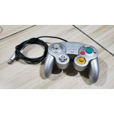 Controle Original Prata Do Game Cube Funcionando 100% M2