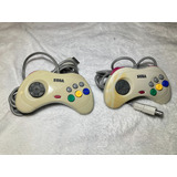 Controle Original Sega Saturn Branco Hss-0101 Condição C Jp