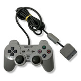 Controle Playstation 2 Original Cinza Relíquia