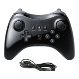 Controle Pro Preto Compatível E Exclusivo Para Wii U C52p