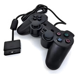 Controle Ps2 Com Fio Analógico Dualshock Joystick
