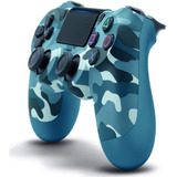Controle Ps4 Camuflado Azul Playstation 4