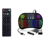 Controle Remoto E Teclado Smart Wireless