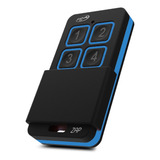 Controle Remoto Ppa Zap 4 Portão Alarme Cerca Preto Azul