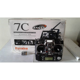 Controle Remoto Semi Novo Futaba 7 Canais + Receptor Bateria