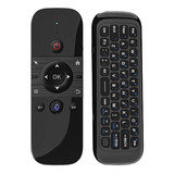 Controle Remoto Teclado Air Mouse Voz W1 Android Tv Box Pc