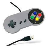 Controle Retro Wlxy Snes Usb Para Pc - Emulador Famicon Raspbery & Super Nintendo