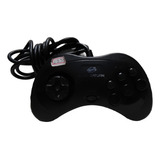 Controle Sega Saturn Joystick Original Black Funcionando