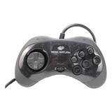 Controle Sega Saturn Original Preto Mk-80116 Usado