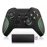 Controle Sem Fio Joystick Xbox One E Pc Manete Wireless Cor Preto