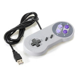 Controle Super Nintendo Entrada Usb