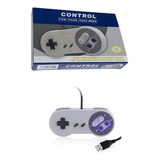 Controle Usb Super Nintendo Snes Joystick Pc Mac Windows