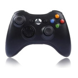 Controle Video Game Xbox 360 Sem Fio Wireless Slim Joystick Cor Preto