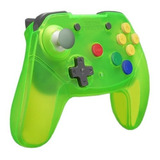 Controle Wireless Brawler64 N64 Extreme Green Retro Fighters