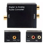 Conversor Adaptador Cabo Optico Coaxial Digital Para Rca Rl