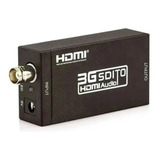 Conversor Adaptador De Mini Sdi Para Hdmi V1.4 1080p 4k