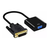 Conversor Adaptador Dvi-d 24+1 Macho P/ Vga 15pin Femea