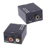 Conversor Audio Optico Digital Fibra/coaxial P/rca Analogico
