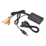 Conversor Compatível Com Svideo Para Hdmi, Adaptador Ps2, Av