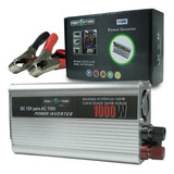 Conversor Energia Inversor 12vdc/110vac 1000w Carro