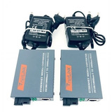 Conversor Mídia Giga Fib Óptica 1000 Mbps 20 Km 1 Pares A/b