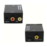 Conversor Optico Audio Spdif X Rca Digital P/ Analógico
