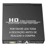 Conversor Scart Rgb Para Hdmi Upscaler