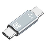 Conversor Usb C Para Adaptador Otg Tipo C Usb4 40gbps 8k 60h