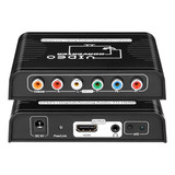 Conversor Vídeo Componente Ypbpr (rgb) Áudio L/r Para Hdmi