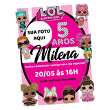 Convite Digital Aniversário Lol