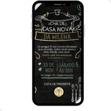 Convite Personalizado Chá De Panela Cozinha Casa Nova Noiva