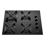 Cooktop Dako 4 Bocas A Gás Supreme Cor Preto Bivolt