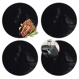 Cooktop Indução Tapete Kit 4 Protetor Redondo De Silicone