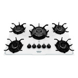 Cooktop Itamaster 5 Bocas A Gás Triplachama Itatiaia Branco 110v/220v