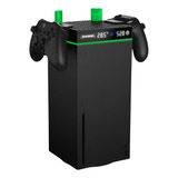 Cooler C/ Carregador Bateria E Suporte P/ Controle Xbox-x-s