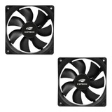 Cooler Fan 8cm 80mm Ventoinha Pc Gabinete Gamer - Kit 2 Led 3 Pinos Placa Mãe