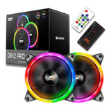 Cooler Fan Aigo Dr12 Pro Rgb D/face 2 Fans +controladora +ir