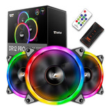 Cooler Fan Aigo Dr12 Pro Rgb D/face 3 Fans +controladora +ir