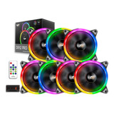 Cooler Fan Aigo Dr12 Pro Rgb D/face 7 Fans +controladora +ir