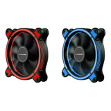 Cooler Fan Gabinete Pc 120mm Spectrum 22 Led Ring Anel Arco Argola Gamer Vermelho Azul Barato Similar Dex Bluecase K754x