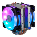 Cooler Gamer Processador Dupla Fan Led/dissipador Dx-9107d