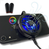 Cooler Para Celular Gamer 6.500 Rpm Led + Luvinha De Dedo