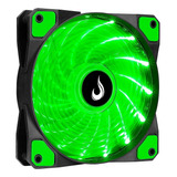 Cooler/ventoinha 120x120x25mm 12v C/led Verde Mv-803