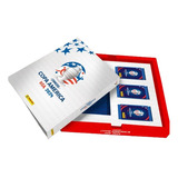 Copa América 2024 - Box Premium Capa Dura Prata 30 Envelopes